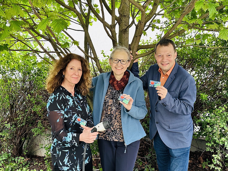 Kirchenrätin Andrea Sölkner (evangelische Kirche in Österreich - links), Sr. Anneliese Herzig (Östereichische Ordenskonferenz) und Markus Gerhartinger (Fachstelle überdiözesane Umweltarbeit und Sprecher der katholischen und evangelischen Umweltbeauft