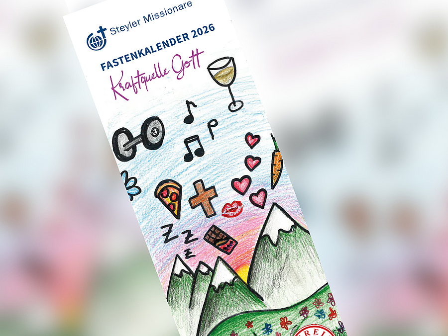 Der Fastenkalender der Steyler Missionare trägt 2026 den Titel „Kraftquelle Gott“.