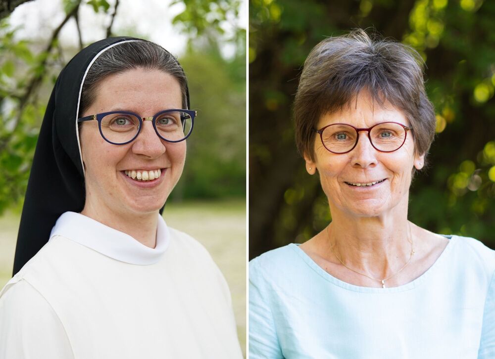 Sr. Franziska Madl und Sr. Christine Rod