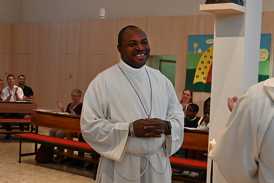 Emmanuel Eze SDB legte am 31. Mai 2025 seine Ewige Profess ab.