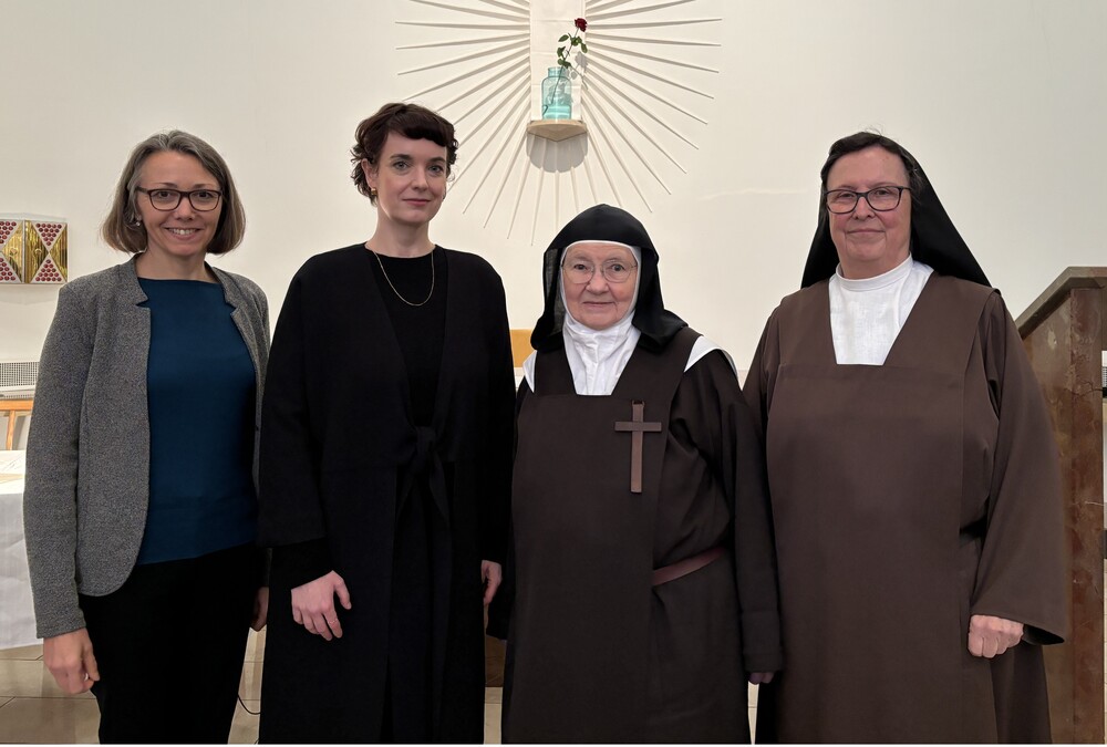 Karin Mayer, Cornelia Hülmbauer, Sr. Elisabeth Katherl, Sr. Agnes Mayer