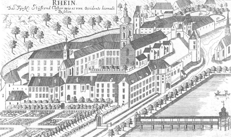 Bei den Wiederherstellungsarbeiten des Stiftsgartens wird nach dem historischen Grundriss vorgegangen. / Stift Rein Bei den Wiederherstellungsarbeiten des Stiftsgartens wird nach dem historischen Grundriss vorgegangen.