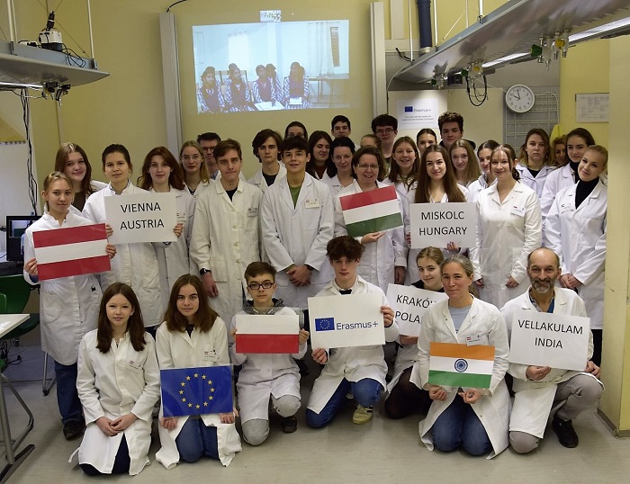 'Internationale Zusammenarbeit leben' war das Motto beim Erasmus-Forschunsprojekt.