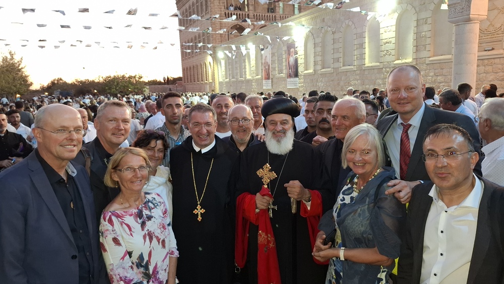Patroziniumsfest des Klosters Mor Gabriel mit mit dem syrisch-orthodoxen Patriarch Mor Ignatius Afram II. / kathpress/Georg Pulling Patroziniumsfest des Klosters Mor Gabriel mit mit dem syrisch-orthodoxen Patriarch Mor Ignatius Afram II.