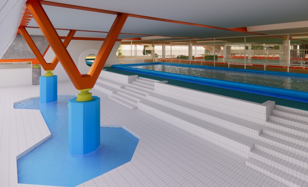 Ausschnitt aus dem VR-Modell 