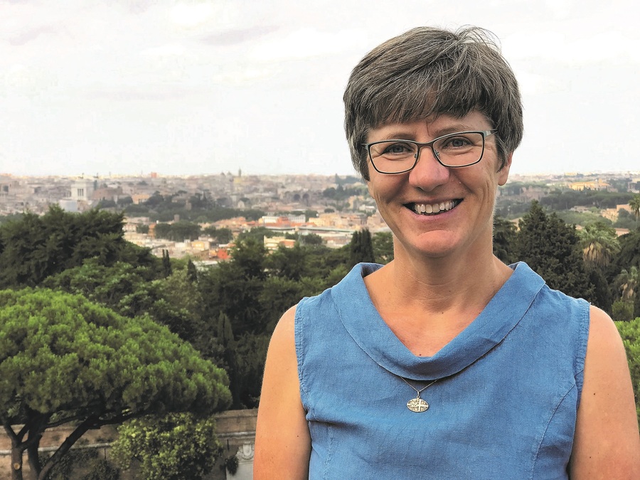 Sr. Brigitte Thalhammer, Salvatorianerin, in Rom