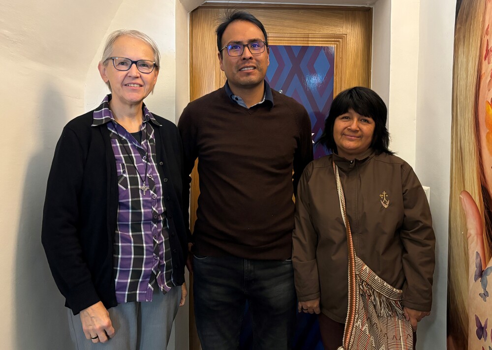 Sr. Anneliese Herzig, Vito Calderón, Sr. Gladys Montesinos Sollo / ÖOK/rm Sr. Anneliese Herzig, Vito Calderón, Sr. Gladys Montesinos Sollo