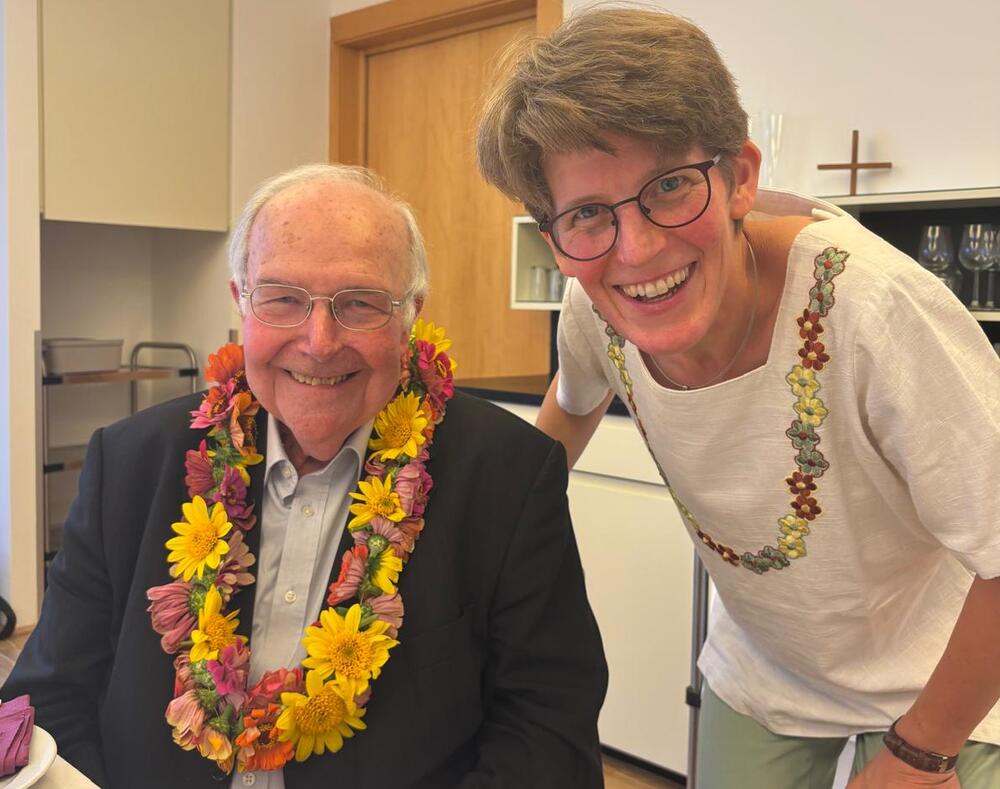 P. Alois Riedlsperger und Sr. Ruth Pucher