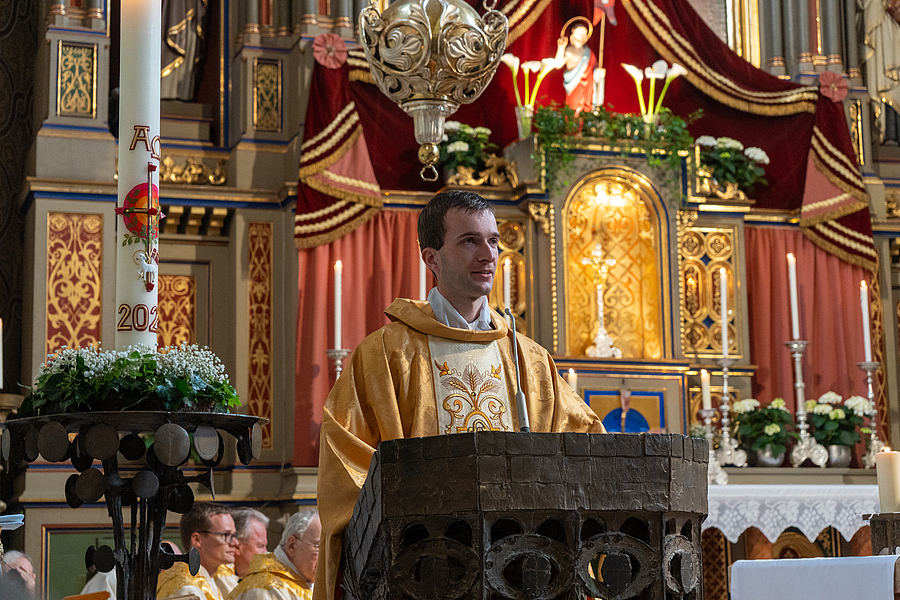 Br. Emmanuel Sauer hatte bereits in seiner Kindheit den Wunsch, Priester zu werden.