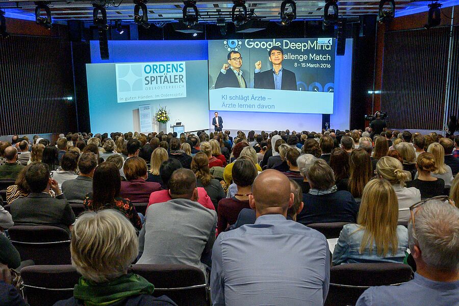 Das Linzer Design Center war für den Kongress der oberösterreichischen Ordensspitäler ausgebucht.