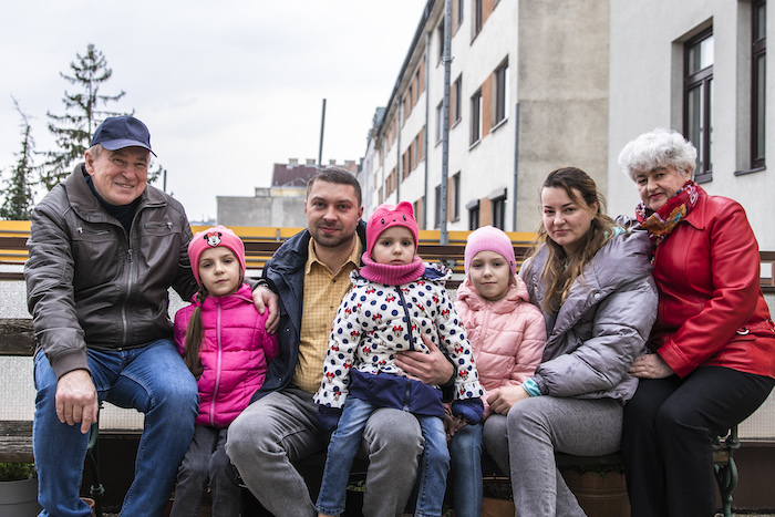 Familie Netrylov: Drei Generationen leben zurzeit bei den Franziskanerinnen in Simmering. / ÖOK/emw Familie Netrylov: Drei Generationen leben zurzeit bei den Franziskanerinnen in Simmering.