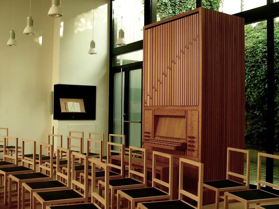 Leo Zogmayer, Henk Klop, Orgel St. Paulus, Brüssel, 2009 / Foto: Atelier Leo Zogmayer