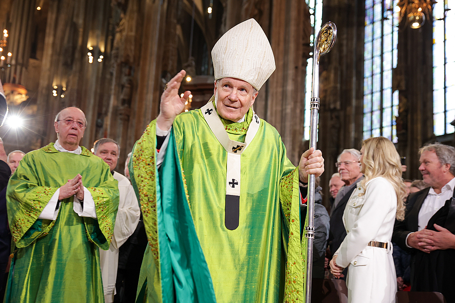 Kardinal Christoph Schönborn feierte am 18. Jänner 2025 mit einem Dankgottesdienst im Stephansdom seinen nahenden Abschied als Wiener Erzbischof.