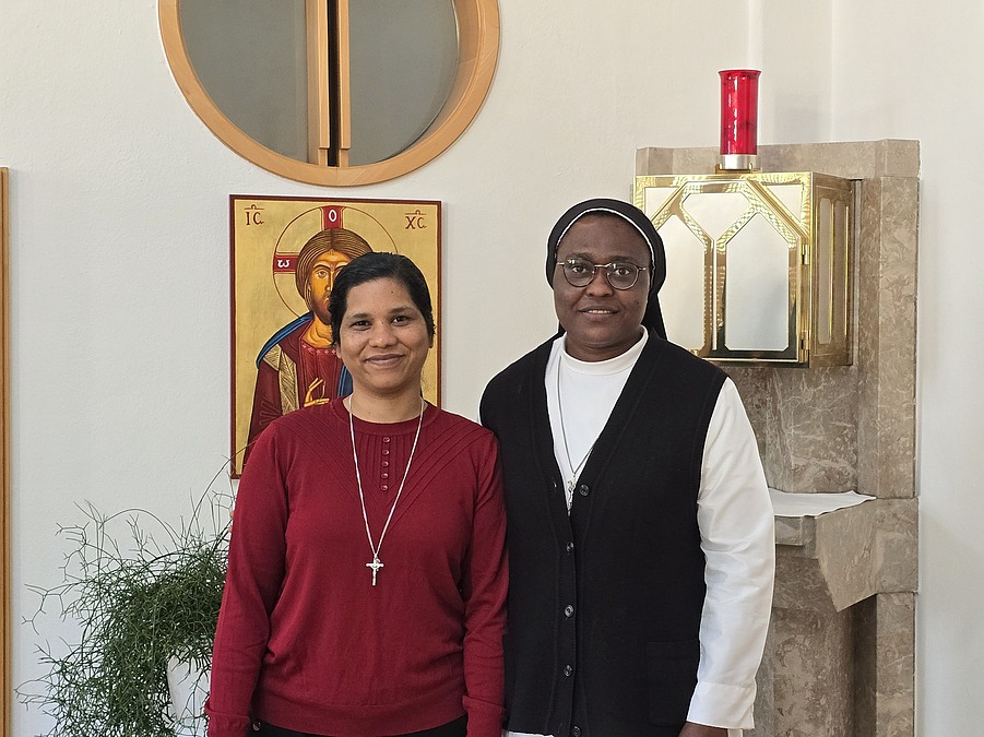Sr. Rabella aus Südindien und Sr. Mirian aus Nigeria sind Stipendiatinnen des Sophia Institute der Katholisch-Theologischen Fakultät der Universität Innsbruck. / privat Sr. Rabella aus Südindien und Sr. Mirian aus Nigeria sind Stipendiatinnen des Sophia Institute der Katholisch-Theologischen Fakultät der Universität Innsbruck.