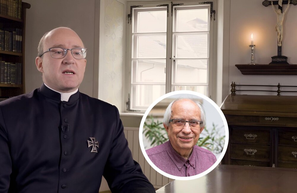 Neuer Prior P. Christian Stuefer und sein Österreich-Stellvertreter P. Karl Seethaler