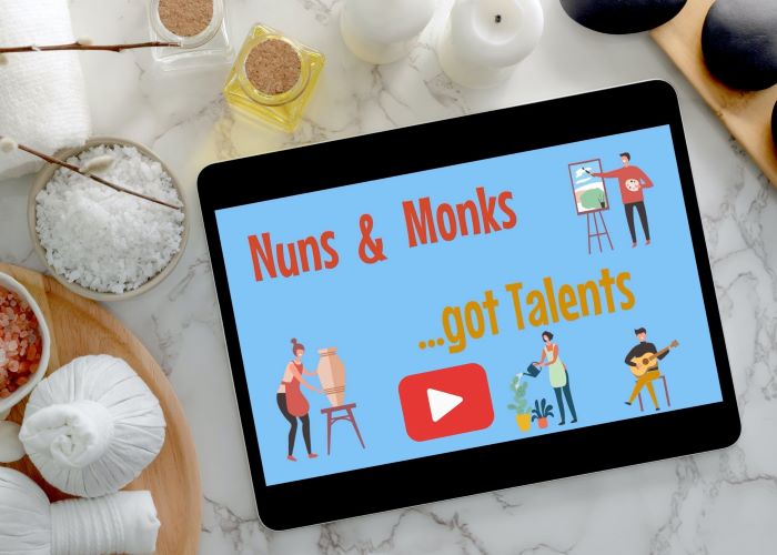Präsent, relevant, wirksam: Vier Ordensleute präsentieren sich in den Videos als äußerst lebensnah und gegenwärtig. / Canva Präsent, relevant, wirksam: Vier Ordensleute präsentieren sich in den Videos als äußerst lebensnah und gegenwärtig.