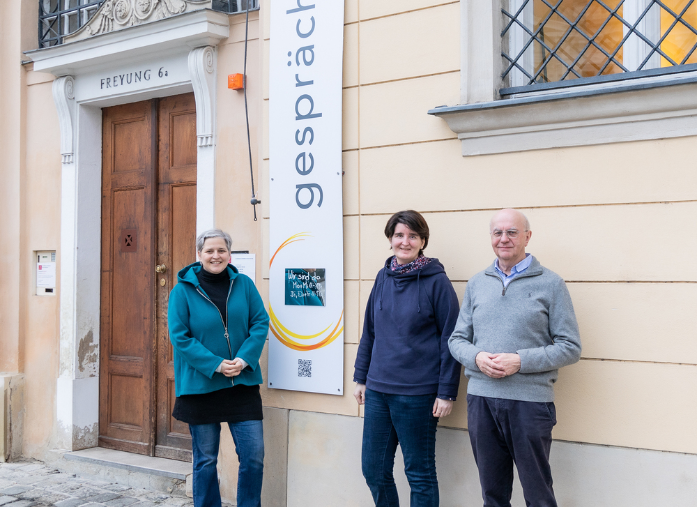 Die hauptamtlich Mitarbeitenden der Gesprächsinsel / OÖK/emw Die hauptamtlich Mitarbeitenden der Gesprächsinsel