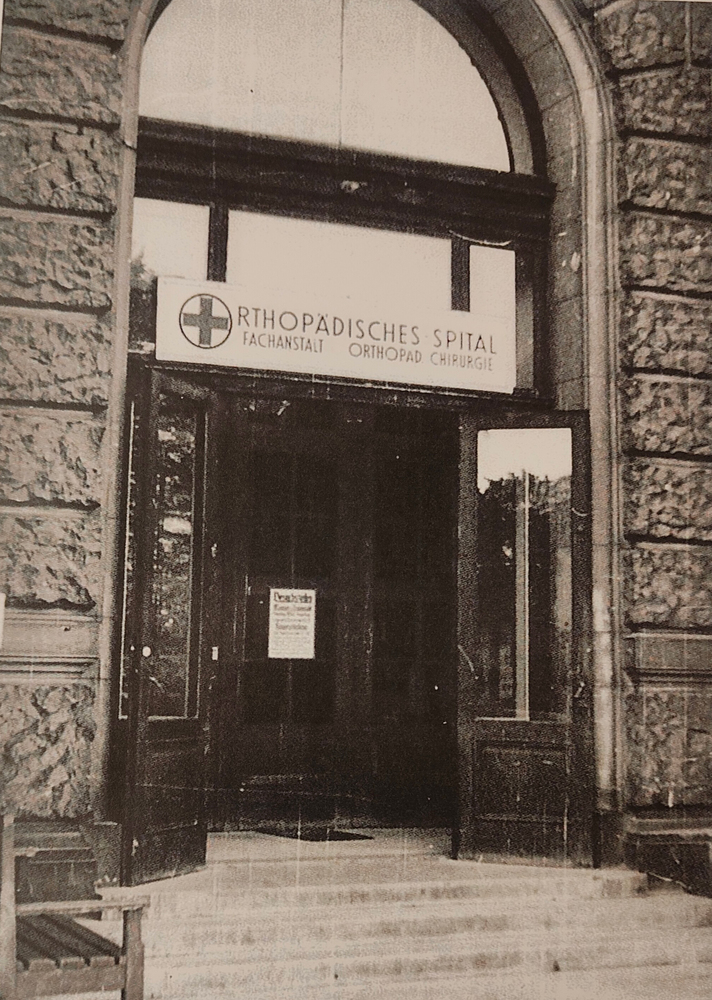 Eingang in das Notquartier in der Hofburg
