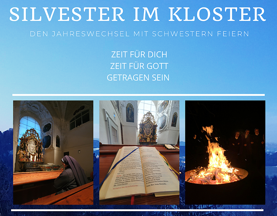 Die Grazer Schulschwestern bieten Silvester im Kloster für Frauen von 18 bis 45 Jahren an. / Grazer Schulschwestern Die Grazer Schulschwestern bieten Silvester im Kloster für Frauen von 18 bis 45 Jahren an.