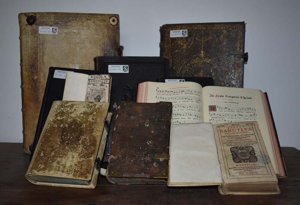 Bücher, die zur Gründung neuer Niederlassungen gebraucht werden / © Fr. Kilian Mitterhuemer Bücher, die zur Gründung neuer Niederlassungen gebraucht werden