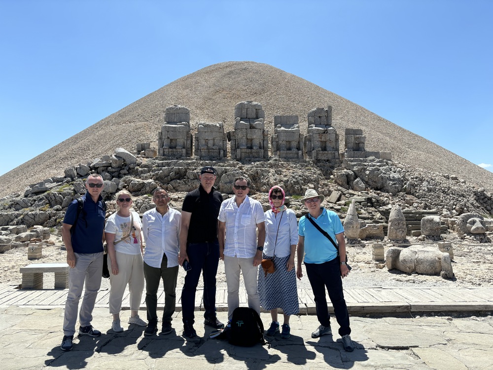 Auf dem Nemrut Dagi auf über 2.000 Meter. 