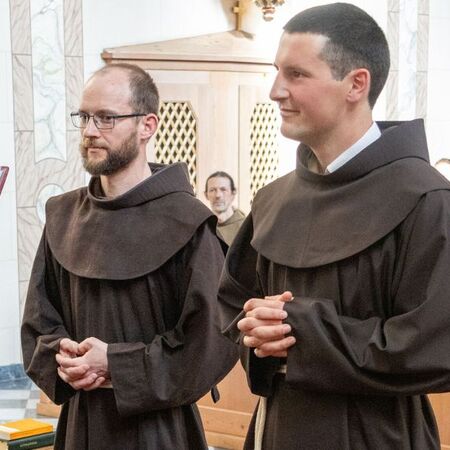 Br. Samuel Scherrer ofm & Br. Franz Aukenthaler ofm werden aufgenommen